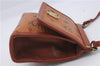 Authentic MCM Visetos Leather Vintage Shoulder Cross Body Bag Purse Brown 6887D