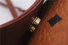 Authentic MCM Visetos Leather Vintage Shoulder Cross Body Bag Purse Brown 6887D