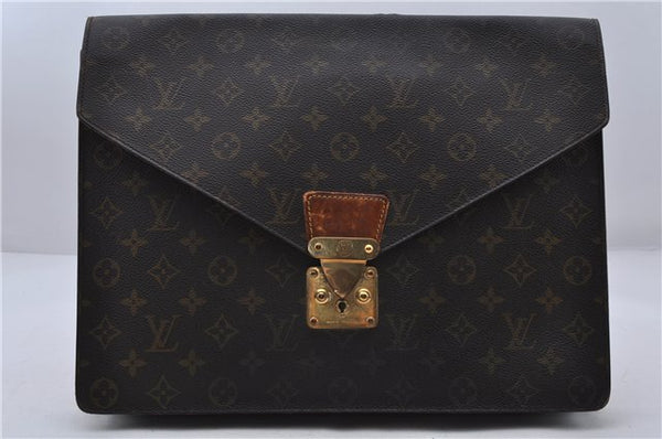 Auth LOUIS VUITTON Monogram Porte Documents Senateur Briefcase M53335 LV 6888C