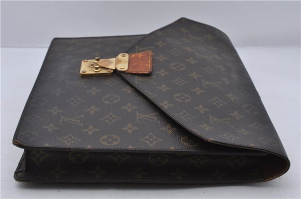 Auth LOUIS VUITTON Monogram Porte Documents Senateur Briefcase M53335 LV 6888C