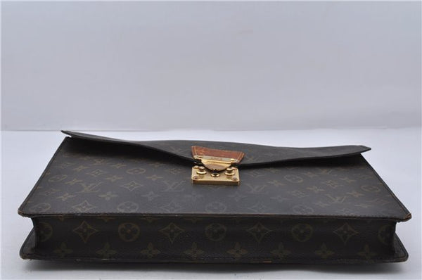 Auth LOUIS VUITTON Monogram Porte Documents Senateur Briefcase M53335 LV 6888C