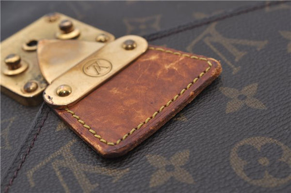 Auth LOUIS VUITTON Monogram Porte Documents Senateur Briefcase M53335 LV 6888C