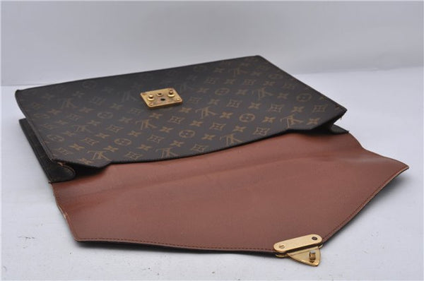 Auth LOUIS VUITTON Monogram Porte Documents Senateur Briefcase M53335 LV 6888C