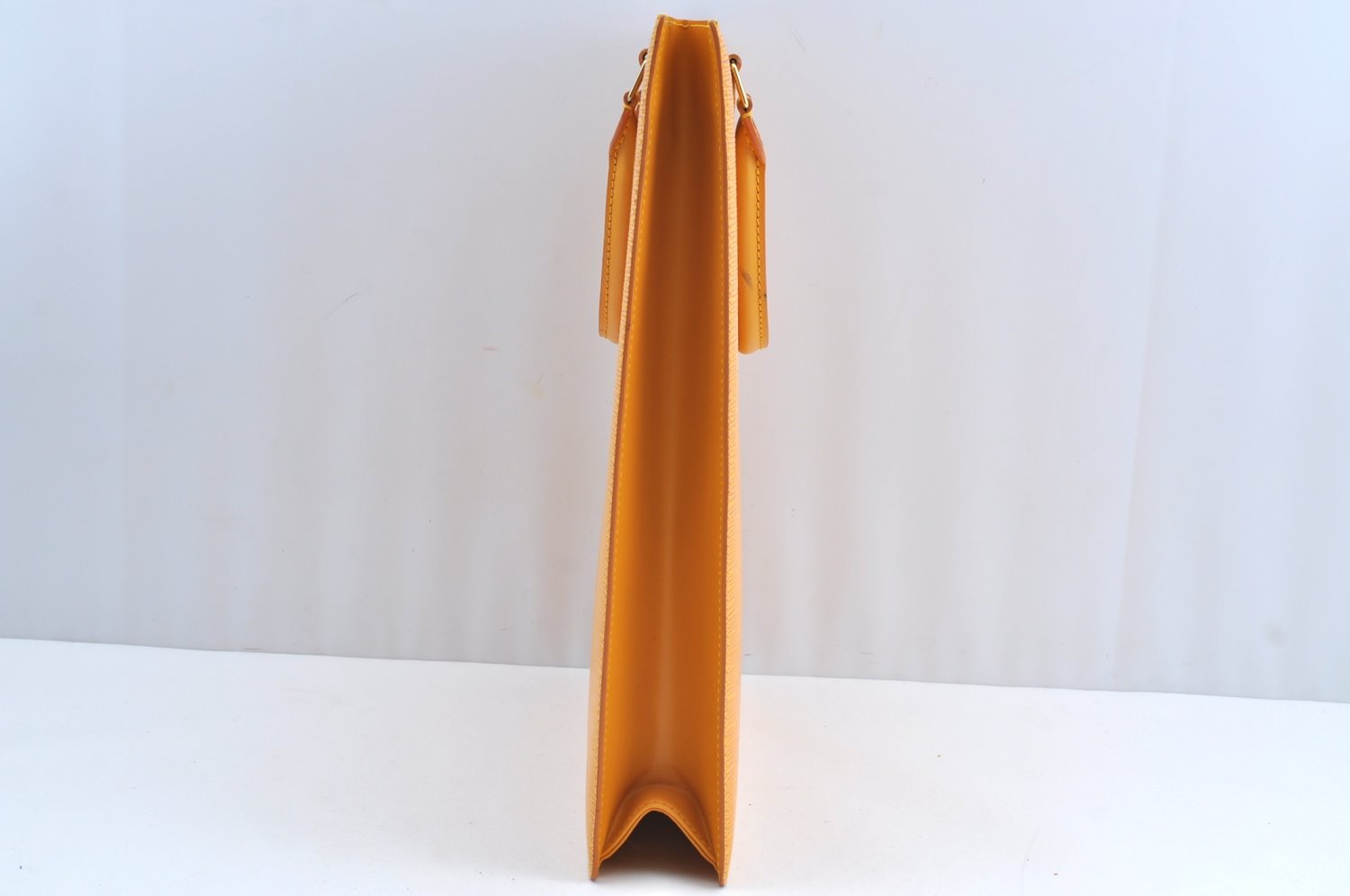 Authentic Louis Vuitton Epi Leather Sac Plat Hand Bag M52079 Yellow Junk 6889G