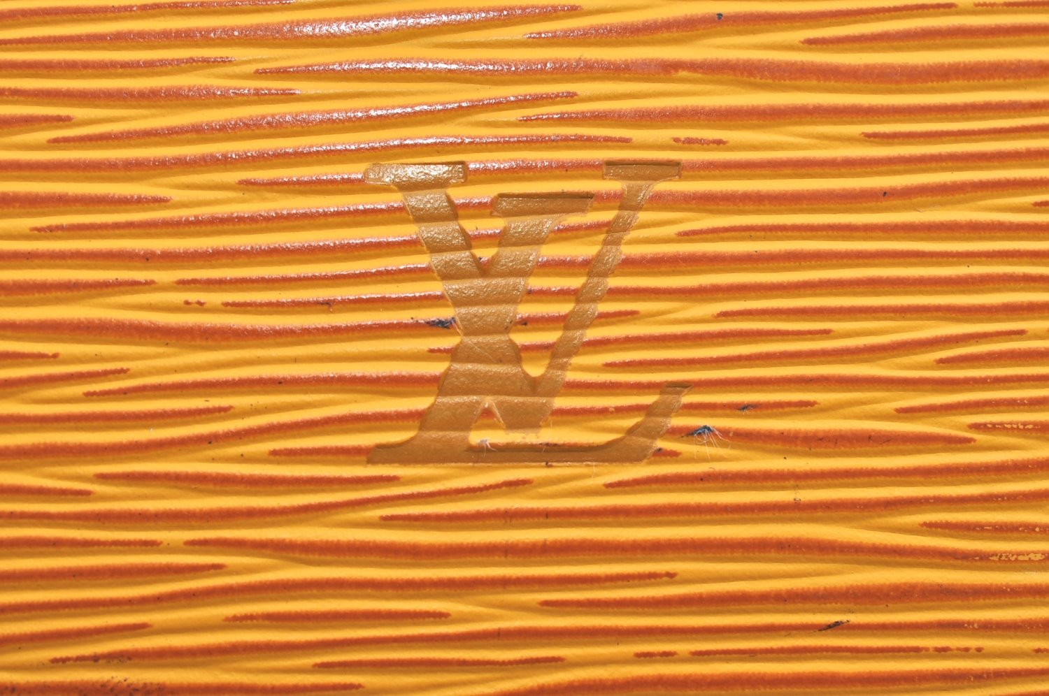 Authentic Louis Vuitton Epi Leather Sac Plat Hand Bag M52079 Yellow Junk 6889G