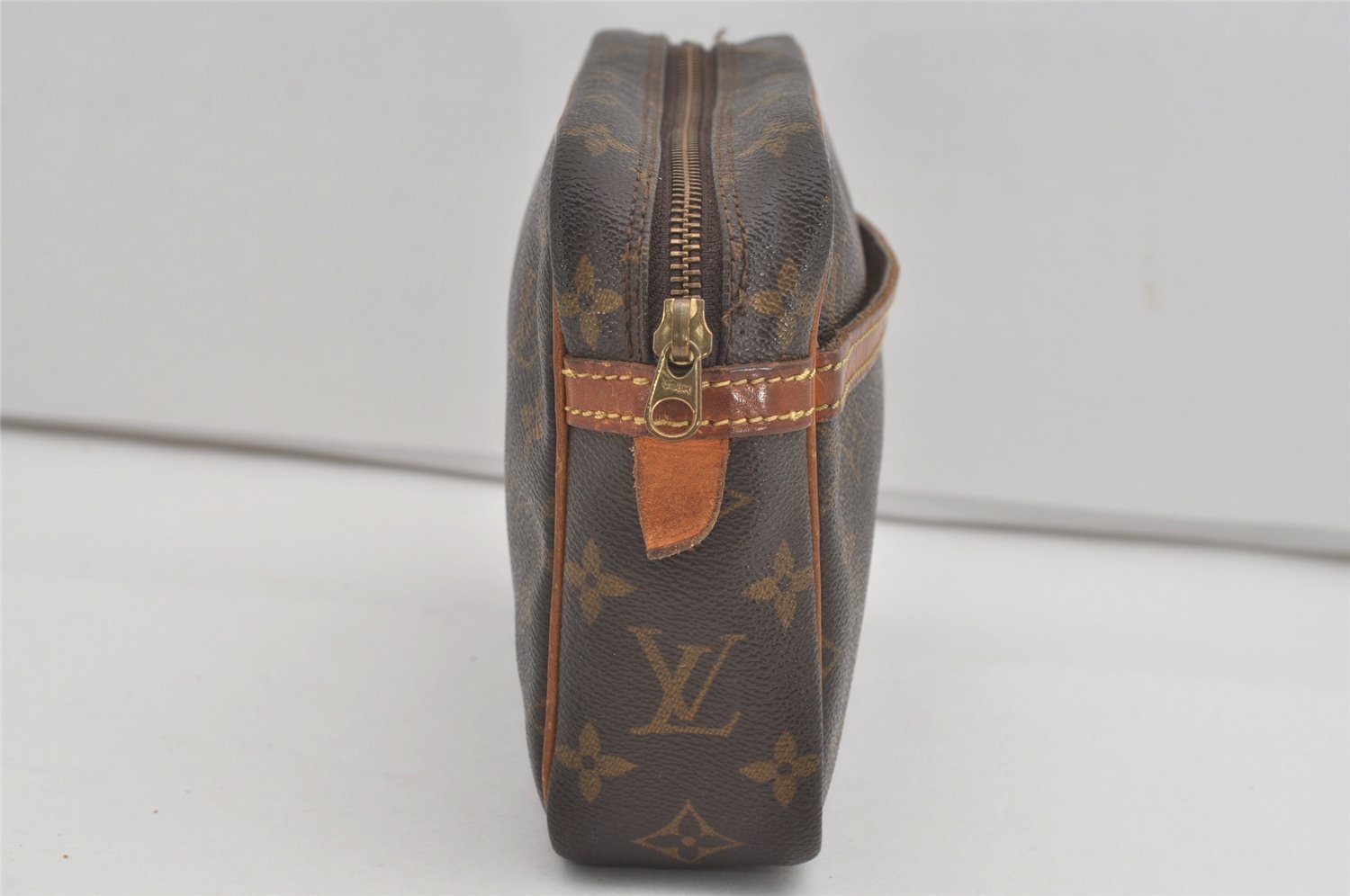 Authentic Louis Vuitton Monogram Compiegne 23 Clutch Hand Bag M51847 LV 6890I