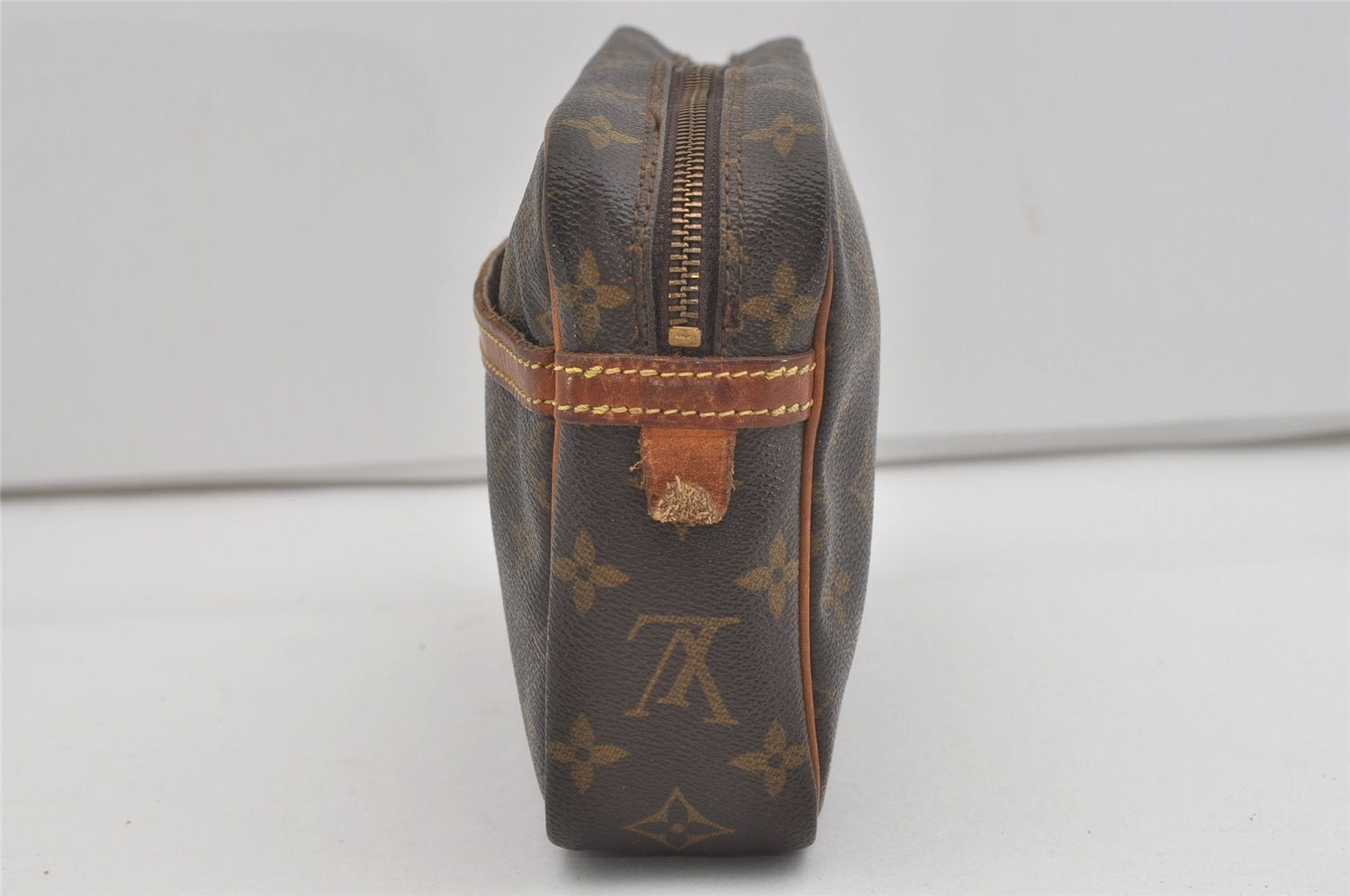 Authentic Louis Vuitton Monogram Compiegne 23 Clutch Hand Bag M51847 LV 6890I