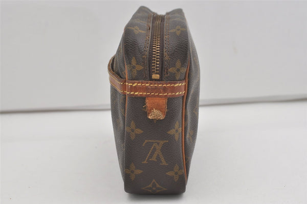 Authentic Louis Vuitton Monogram Compiegne 23 Clutch Hand Bag M51847 LV 6890I