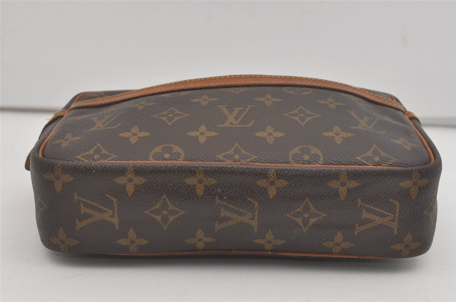 Authentic Louis Vuitton Monogram Compiegne 23 Clutch Hand Bag M51847 LV 6890I