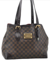 Authentic Louis Vuitton Damier Hampstead MM Shoulder Tote Bag N51204 LV 6891E