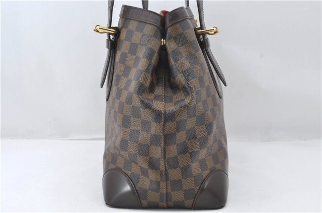 Authentic Louis Vuitton Damier Hampstead MM Shoulder Tote Bag N51204 LV 6891E