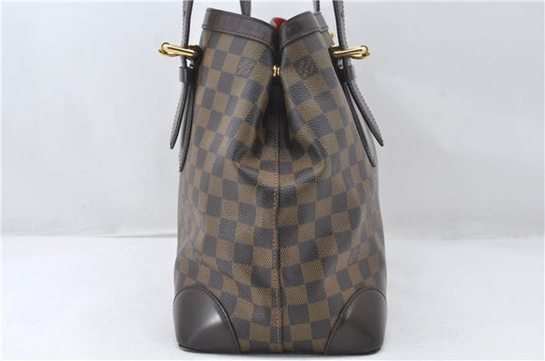 Authentic Louis Vuitton Damier Hampstead MM Shoulder Tote Bag N51204 LV 6891E