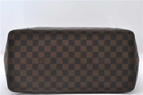 Authentic Louis Vuitton Damier Hampstead MM Shoulder Tote Bag N51204 LV 6891E