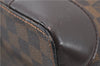 Authentic Louis Vuitton Damier Hampstead MM Shoulder Tote Bag N51204 LV 6891E