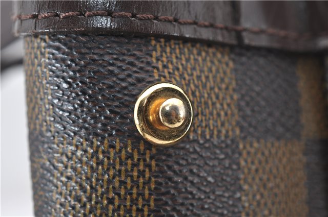 Authentic Louis Vuitton Damier Hampstead MM Shoulder Tote Bag N51204 LV 6891E