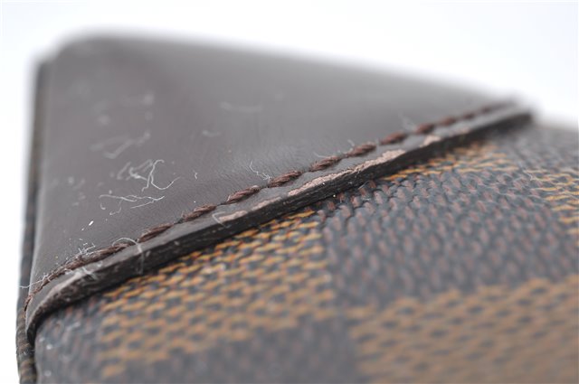 Authentic Louis Vuitton Damier Hampstead MM Shoulder Tote Bag N51204 LV 6891E