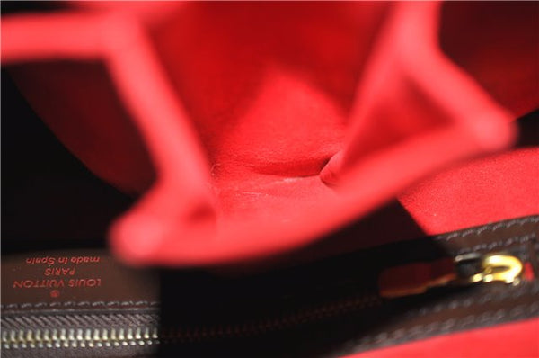 Authentic Louis Vuitton Damier Hampstead MM Shoulder Tote Bag N51204 LV 6891E