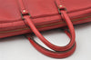Authentic Louis Vuitton Epi Porte Documents Voyage Briefcase Red M54477 LV 6891I