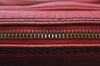 Authentic Louis Vuitton Epi Porte Documents Voyage Briefcase Red M54477 LV 6891I