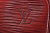 Authentic Louis Vuitton Epi Porte Documents Voyage Briefcase Red M54477 LV 6891I