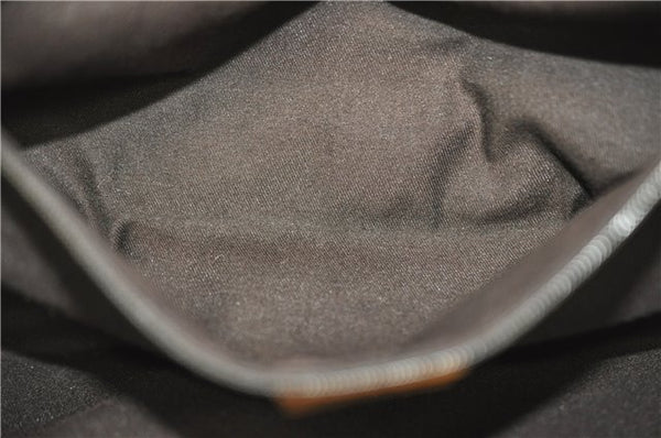 Authentic GUCCI Hand Boston Bag Purse GG Canvas Leather 113009 Beige 6892E