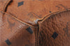 Authentic MCM Visetos Leather Vintage Shoulder Tote Bag Brown 6893D