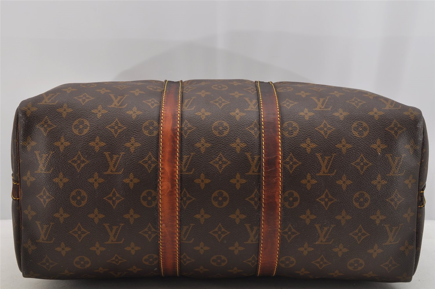 Authentic Louis Vuitton Monogram Keepall Bandouliere 45 M41418 Boston Bag 6893I