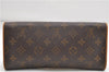 Authentic Louis Vuitton Monogram Pochette Twin GM Shoulder Bag M51852 LV 6894D