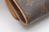 Authentic Louis Vuitton Monogram Pochette Twin GM Shoulder Bag M51852 LV 6894D