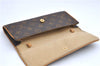 Authentic Louis Vuitton Monogram Pochette Twin GM Shoulder Bag M51852 LV 6894D