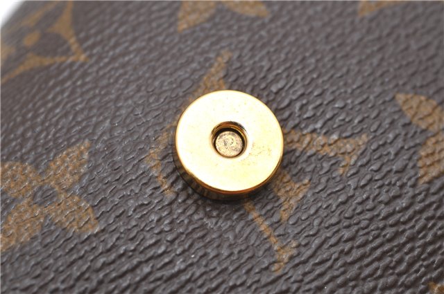 Authentic Louis Vuitton Monogram Pochette Twin GM Shoulder Bag M51852 LV 6894D