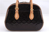 Auth Louis Vuitton Vernis Summit Drive Shoulder Hand Bag M93516 Purple 6896E