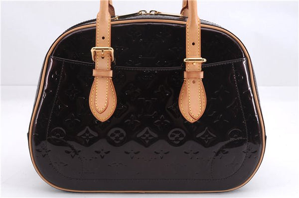 Auth Louis Vuitton Vernis Summit Drive Shoulder Hand Bag M93516 Purple 6896E