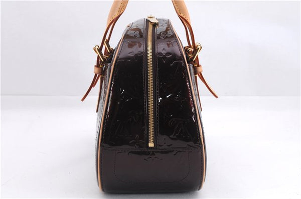 Auth Louis Vuitton Vernis Summit Drive Shoulder Hand Bag M93516 Purple 6896E