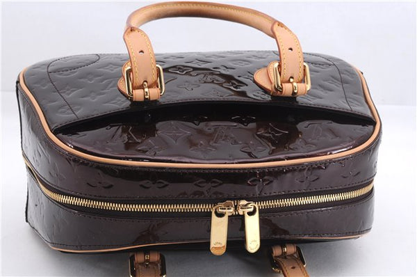 Auth Louis Vuitton Vernis Summit Drive Shoulder Hand Bag M93516 Purple 6896E