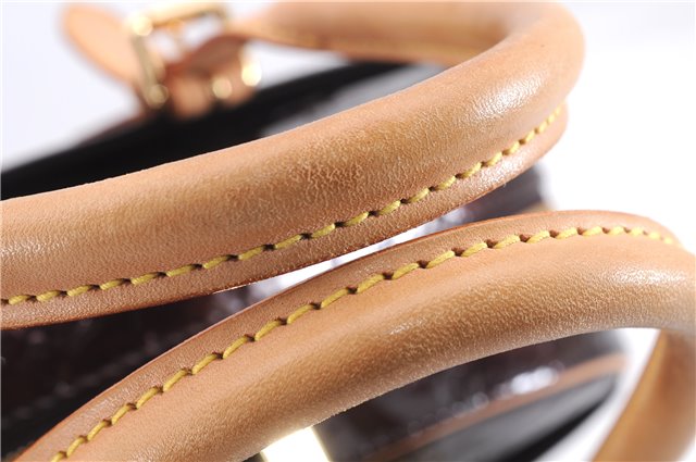 Auth Louis Vuitton Vernis Summit Drive Shoulder Hand Bag M93516 Purple 6896E