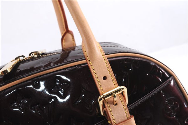 Auth Louis Vuitton Vernis Summit Drive Shoulder Hand Bag M93516 Purple 6896E