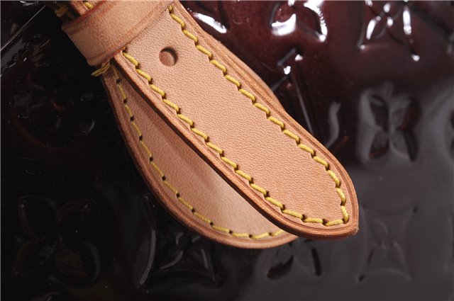 Auth Louis Vuitton Vernis Summit Drive Shoulder Hand Bag M93516 Purple 6896E