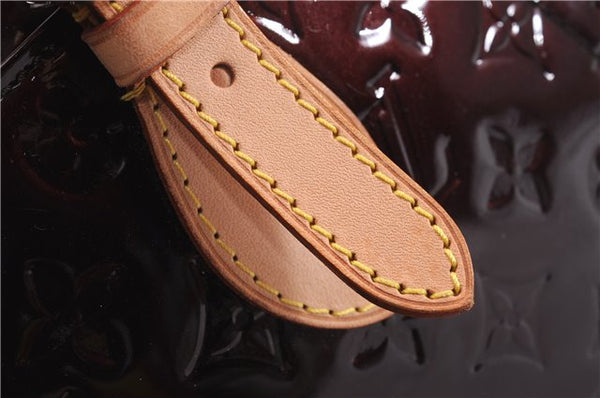 Auth Louis Vuitton Vernis Summit Drive Shoulder Hand Bag M93516 Purple 6896E