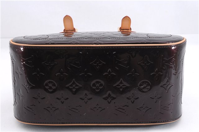 Auth Louis Vuitton Vernis Summit Drive Shoulder Hand Bag M93516 Purple 6896E