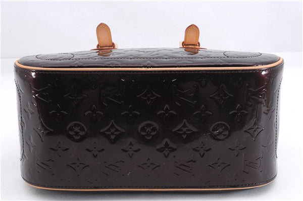 Auth Louis Vuitton Vernis Summit Drive Shoulder Hand Bag M93516 Purple 6896E