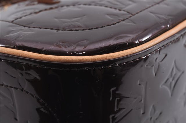 Auth Louis Vuitton Vernis Summit Drive Shoulder Hand Bag M93516 Purple 6896E