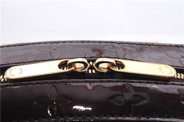 Auth Louis Vuitton Vernis Summit Drive Shoulder Hand Bag M93516 Purple 6896E