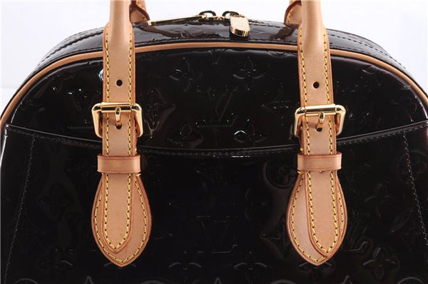 Auth Louis Vuitton Vernis Summit Drive Shoulder Hand Bag M93516 Purple 6896E