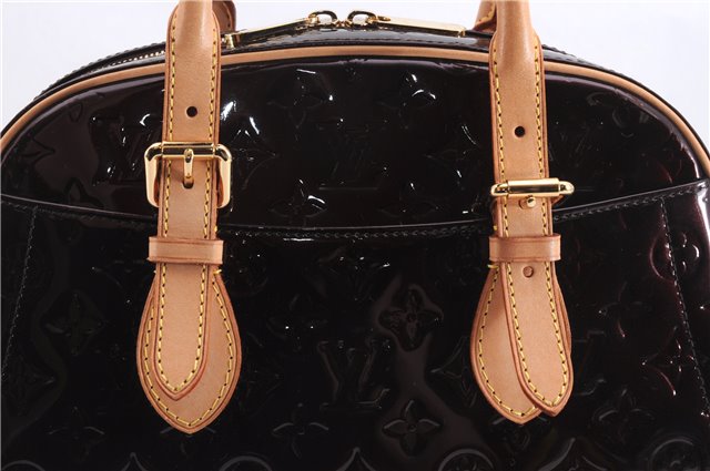 Auth Louis Vuitton Vernis Summit Drive Shoulder Hand Bag M93516 Purple 6896E