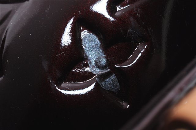 Auth Louis Vuitton Vernis Summit Drive Shoulder Hand Bag M93516 Purple 6896E