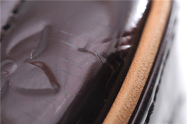 Auth Louis Vuitton Vernis Summit Drive Shoulder Hand Bag M93516 Purple 6896E