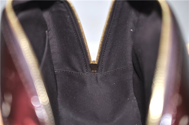 Auth Louis Vuitton Vernis Summit Drive Shoulder Hand Bag M93516 Purple 6896E