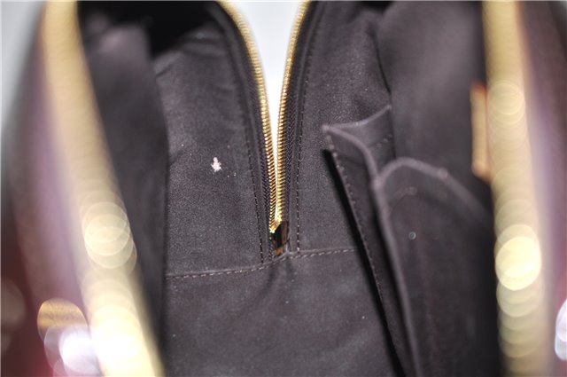 Auth Louis Vuitton Vernis Summit Drive Shoulder Hand Bag M93516 Purple 6896E