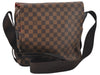Authentic Louis Vuitton Damier Naviglio Shoulder Cross Body Bag N45255 LV 6897E